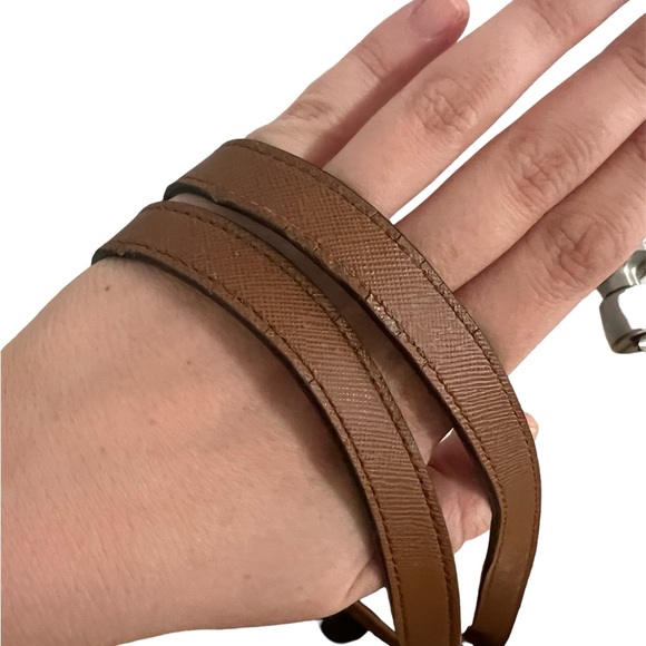 🌟EUC! MICHAEL KORS ~ Kempton ~ Nylon Satchel Tote In Navy & Brown - Picture 6 of 6